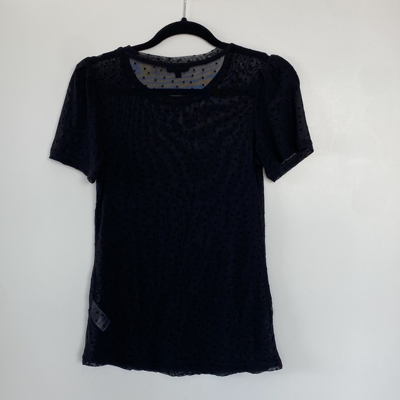 Dynamite Dotted Mesh Top - Picture 6 of 6